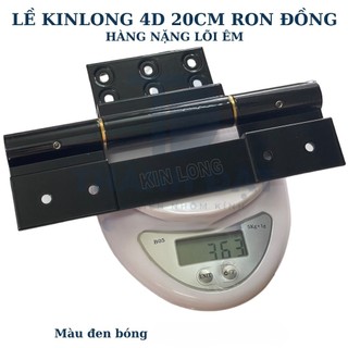 Bản lề 4D Kinlong lắp cửa nhôm hệ Xingfa,Bản lề 4D xingfa khung cánh dài 20cm long đen đồng