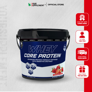 Whey core protein superior 14 10lbs - 156 servings thùng lớn tiết kiệm - tăng cơ hiệu quả - yoursupplement