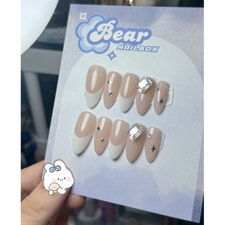 B191 Nailbox thiết kế thủ công sơn thạch đính đá