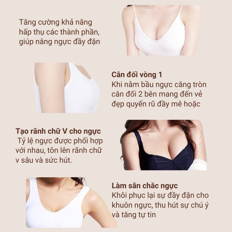 kem nở ngực tăng vòng 1 hiệu quả chính hãng Sadoer 60g kem nâng ngực upsize cho nữ Sa308