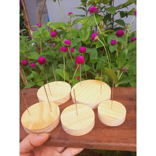 Giá gỗ, đế gỗ cắm thú len, trưng bày sản phẩm len móc, phụ kiện handmade nhiều kích thước