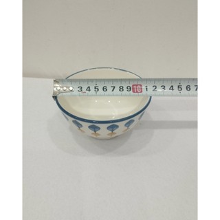 combo 10 chén sứ, 5 chén cơm trắng dày 11cm, chén cơm khổng tước 11cm