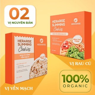 Bánh healthy 2 vị rau củ và lúa mạch ngon mê ly