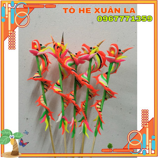 Combo 5 con rồng tò he chất liệu đất sét nhật bản