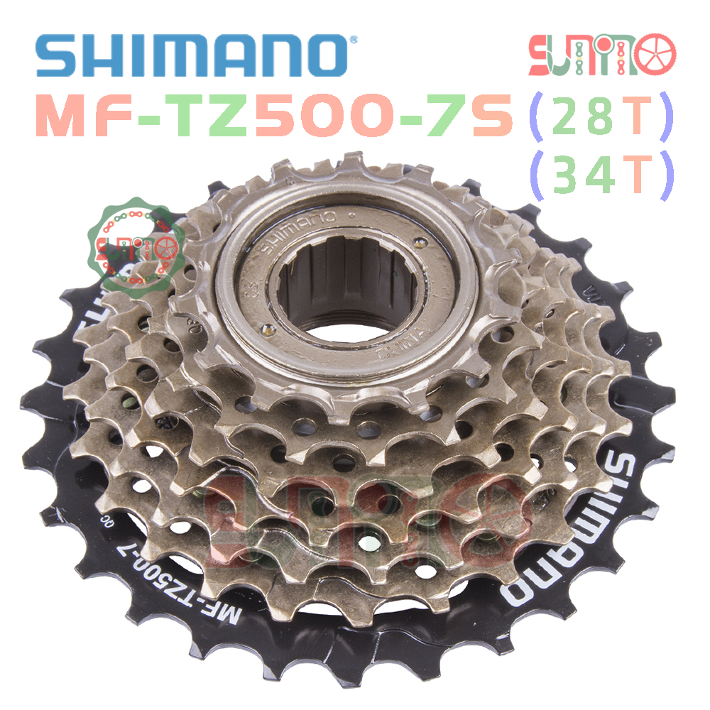 Líp vặn gắn xe đạp SHIMANO TZ500 7speed chính hãng
