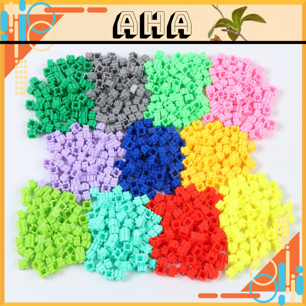 500 Mảnh Lắp Ráp Cân Trộn Lẻ Hỗn Hợp Mô Hình Cho Bé Sáng Tạo 3D Nhiều Màu