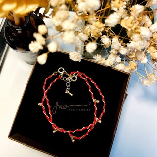 Vòng tay chỉ đỏ may mắn set 2 vòng