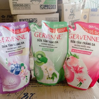 Sữa tắm trắng da hương nước hoa gervenne 450g