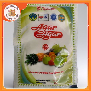 Bột thạch rau câu giòn agar hoàng yến gói 25gr