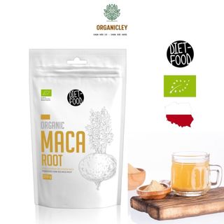 Bột maca hữu cơ diet food organic macca powder, chính hãng gói 200g - bột maca organic - organicley
