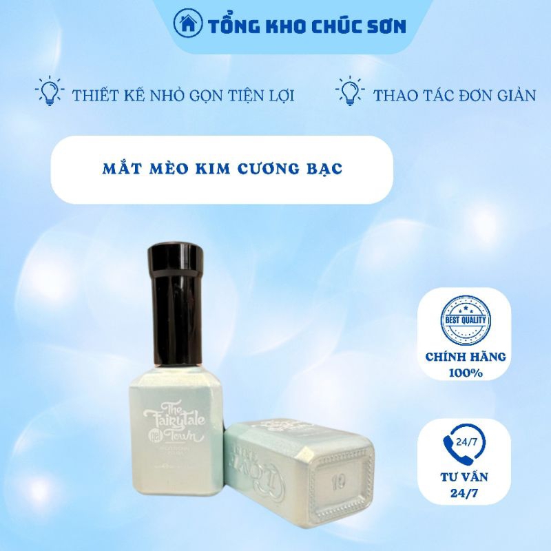Mắt Mèo Kim Cương Bạc