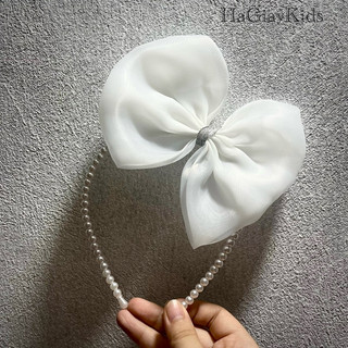 Bờm tuban ngọc đính nơ xinh xắn