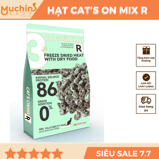 Hạt cho mèo Cat's On mix R, Hạt Catson mix thịt sấy không độn ngũ cốc cho mèo mọi lứa tuổi - Muchinshop