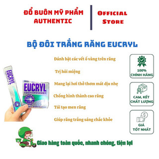 Eucryl Bột Tẩy Trắng Răng Toothpowder / Kem Đánh Răng Toothpaste