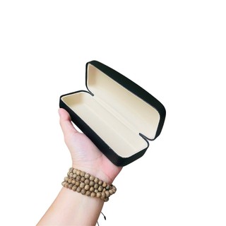 Hộp Đựng Kính Mắt Bằng Da Màu Đen Chắc Chắn Sang Trọng- HỘP DA