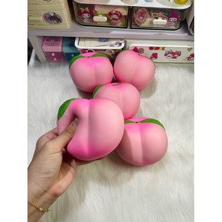 ✨Squishy trái đào hồng mềm chậm tăng thơm✨