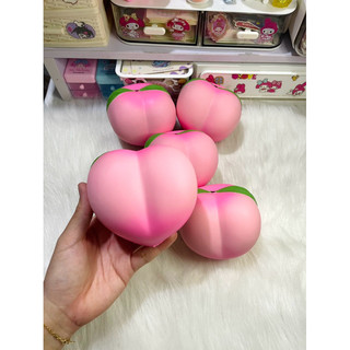✨Squishy trái đào hồng mềm chậm tăng thơm✨