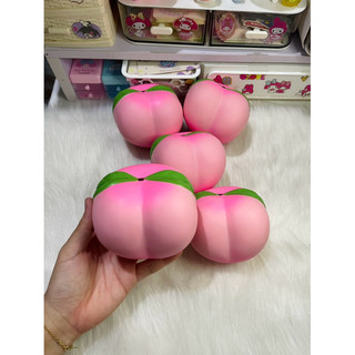 ✨Squishy trái đào hồng mềm chậm tăng thơm✨