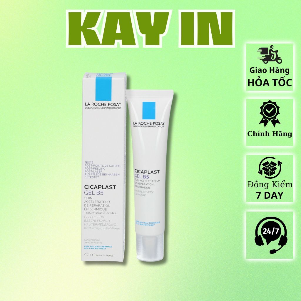 Gel Giảm Thâm mụn, Sẹo, Tái tạo da La Roche Posay Cicaplast Gel B5