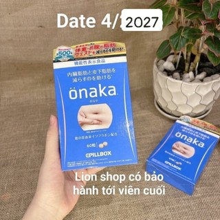 Viên uống giảm mỡ bụng onaka nhật bản 60 viên