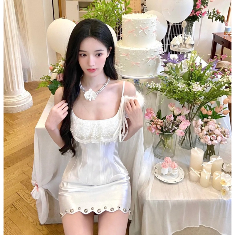 [SẴN lẻ] IRIS DRESS Đầm 2 đây đầm ngắn phong cách ulzzang SAM SAM BOUTIQUE