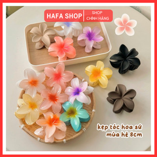 Kẹp tóc hoa sứ loại 8CM nhiều màu sắc - Kẹp tóc nữ phong cách hàn quốc
