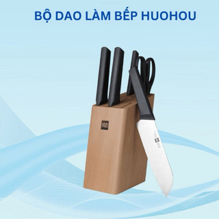 Bộ dao làm bếp bằng thép không gỉ Huohou HU0057