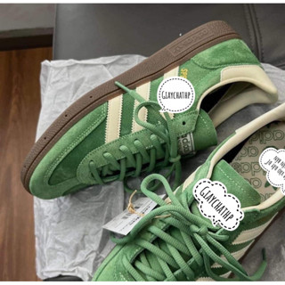 Giày thể thao nam nữ handball spezia green màu xanh lá , sneaker thời trang