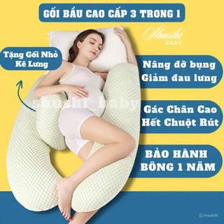 Gối Bầu Cánh Tiên Kê Bụng Bầu Hỗ Trợ Giảm Đau Lưng Hiệu Quả