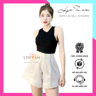 Quần Short Nữ Đẹp LYNZAM Quần Đùi Ống Loe Rộng