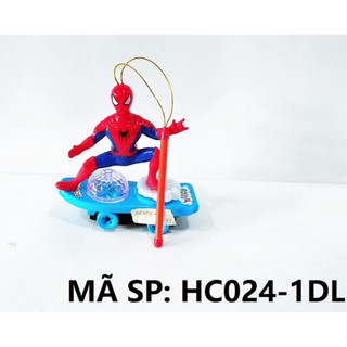 Đồ chơi người nhện Spidermen lướt ván hiệu ứng đèn nhạc