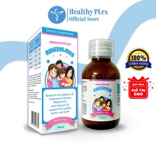 Canxi Sinh Học - Hữu Cơ - HealthyPlex BoneCal Plus - Hàm Lượng Canxi Cao - Dễ Hấp Thu - Italy - 100ml