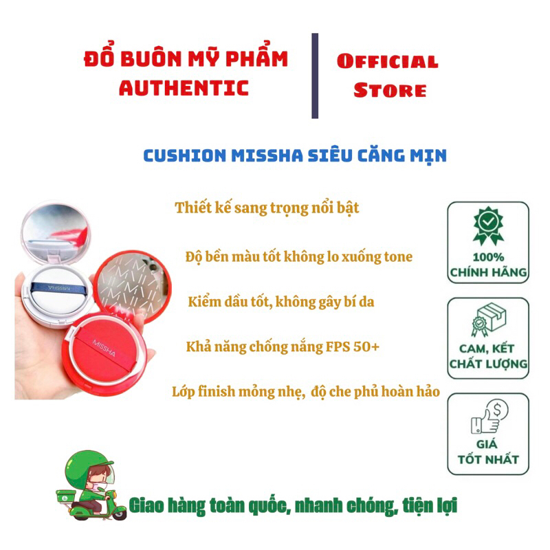 [Auth] Phấn Missha đỏ Hàn Quốc