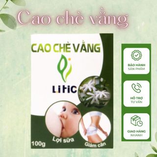 Cao chè vằng LITIC 100g giảm cân, lợi sữa, giúp ngủ ngon, ổn định huyết áp, mát gan, thơm sữa LTCCV126