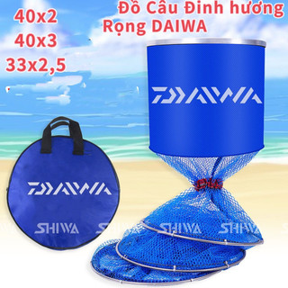 Rọng đựng cá daiwa khung inox không gỉ - giỏ đựng cá - túi đựng cá