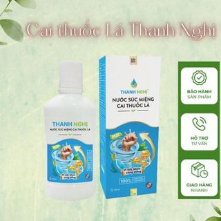 Nước súc miệng cai thuốc lá Thanh Nghị💖FREESHIP💖nước súc miệng cai thuốc AIL9922