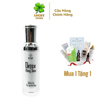 Detox Hồng Sâm DR CELL 50ml thải độc tố da giảm mụn mờ thâm nám tái tạo da trắng da
