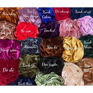 Vải Nhung 7 biên, vải nhung tuyết, may áo dài, đầm váy co giãn mạnh 4 chiều