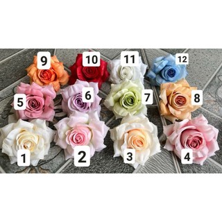 10 Đầu Bông Hồng Size 10cm