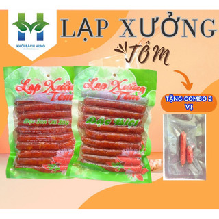 1KG Lạp xưởng tôm khô cây dài Khởi Bách Hưng