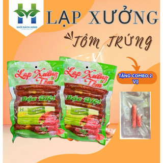 1KG Lạp xưởng tôm trứng muối sấy khô Khởi Bách Hưng