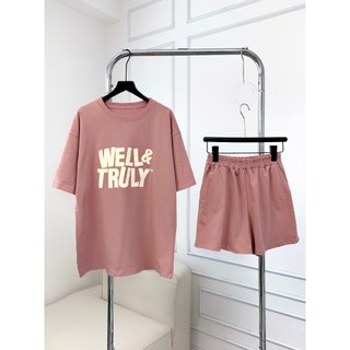 Bộ 3135 well & truly chất thun nhung khô_b 8863_chân ngắn btq