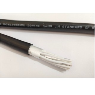 Dây điện 10 lõi 0.5mm2 - cáp điều khiển 10x0.5mm2 sang jin- 5 mét