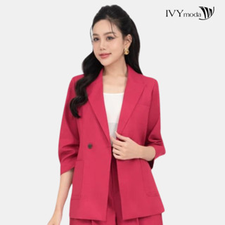 Áo BLAZER suông nữ Light stars IVY moda MS 61T0230