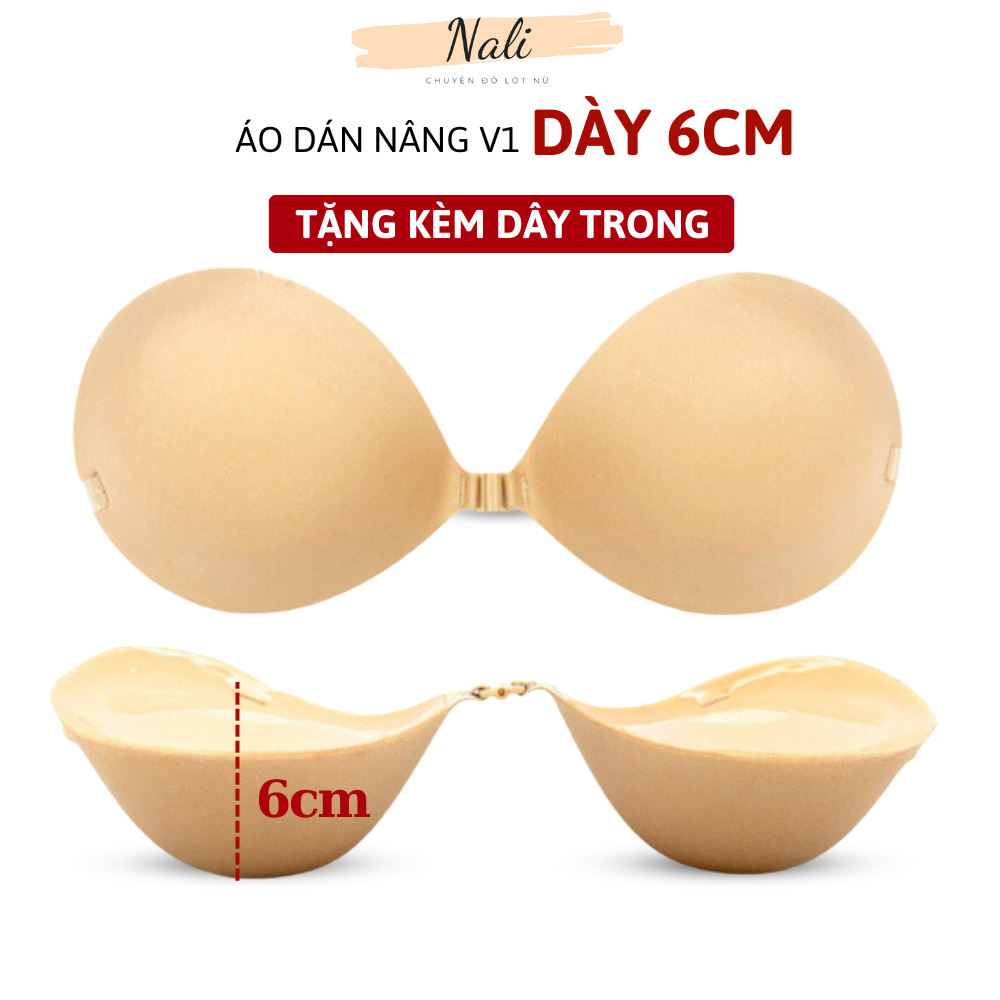 Áo Dán Nâng Ngực Tạo Khe Đẹp Siêu Độn Giúp Vòng 1 Quyến Rũ Dày Khoảng 6Cm Nl322