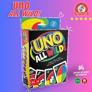 Bộ bài uno all wild trò chơi trí tuệ 110 lá siêu cấp boardgame