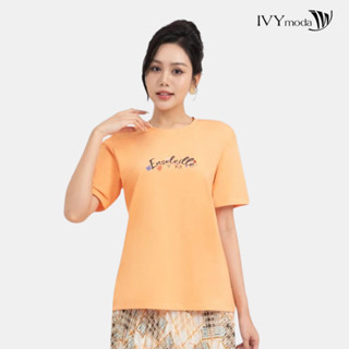 Áo thun nữ in hoa Ensoleille IVY moda MS 57T0228