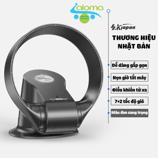 Quạt không cánh KJapan CR-305 treo tường ,để bàn có điều khiển từ xa ,siêu mát dịu an toàn