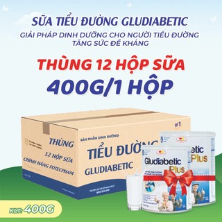 Sữa bột cho người Tiểu Đường Gludiabetic Plus Kiểm soát đường huyết Chính hãng 400g