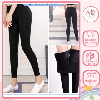   Freeship Quần legging lót lông nữ giữ nhiệt,quần lót lông nữ 